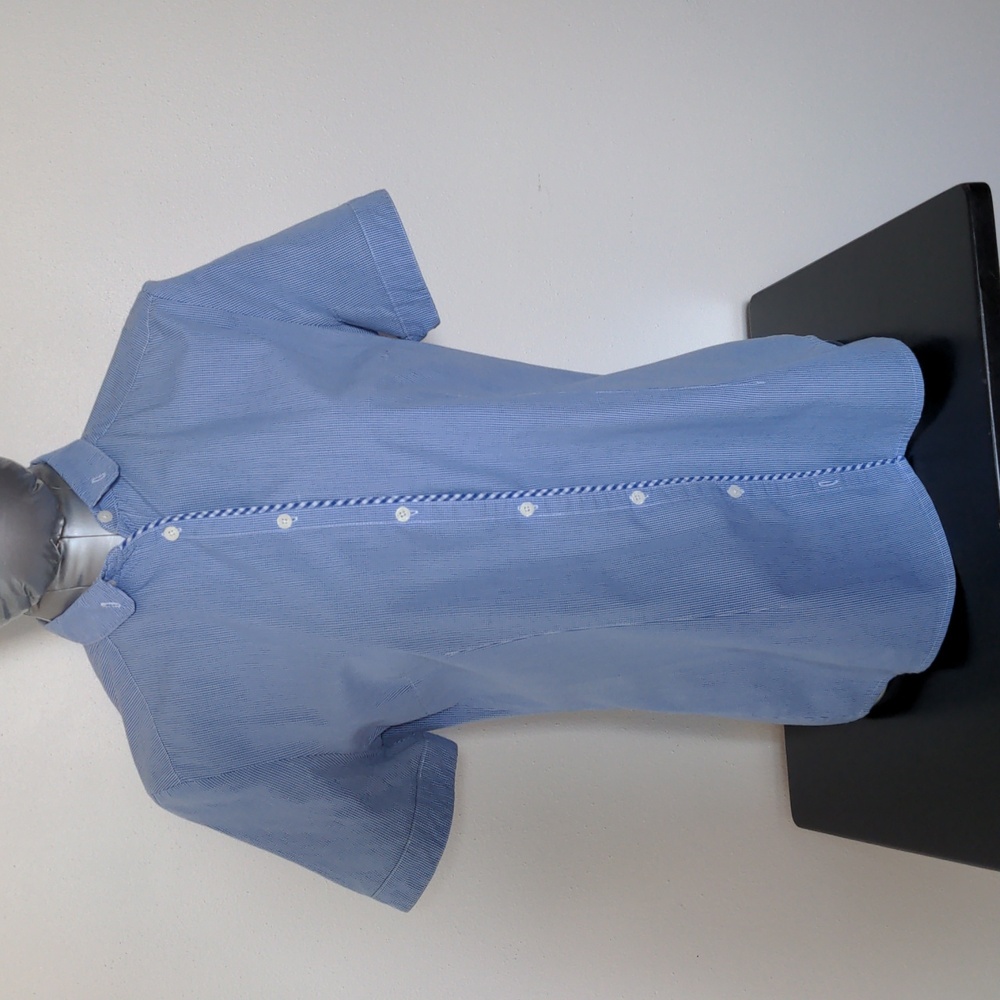 Mango Light Blue Button Down Shirt